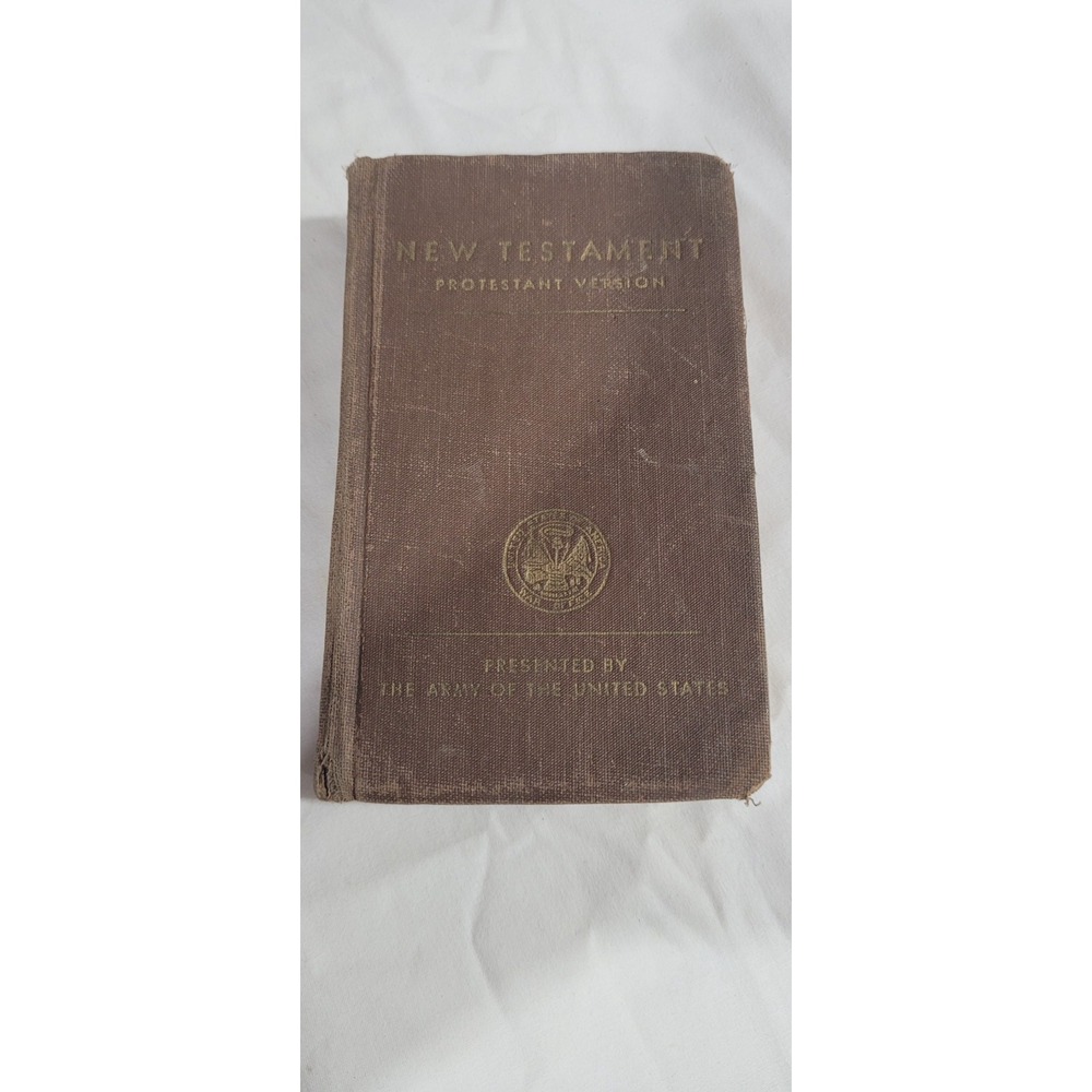 1941 WW2, Army Of The United States New Testament Protestant Version.